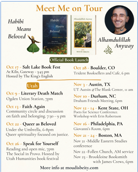 Moudi Sbeity book tour