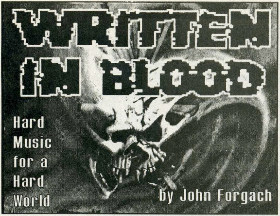Written in Blood Sept 1998