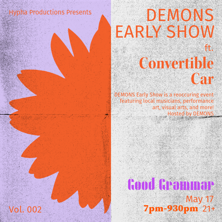 DEMONS EARLY SHOW ft. Convertible Car