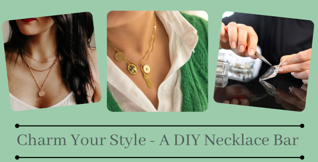 The Charm Bar – Drop In & Design Your Own Necklace! on June 5th from 6:00 to 9:00 (Taught by Stephanie, Outside the Store, Starts at$15)