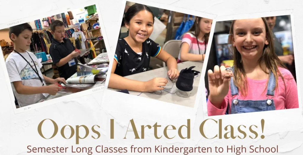 Oops I Arted Children’s Summer Semester Art Camp on Thursdays From June 25th To August 6th, 2026 From 1:00 To 2:00 (Taught By Stephanie, Classroom, $99)