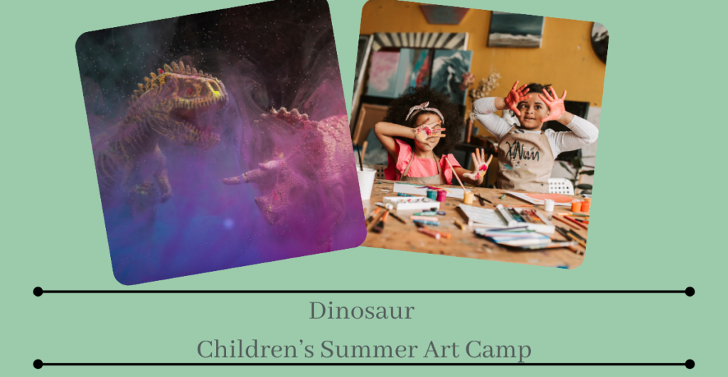 Dinosaur Children’s Summer Art Camp on July 7th from 9:00am to 11:00am (Taught by Stephanie, Classroom, $29)