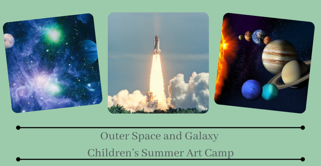 Outer Space and Galaxy Children’s Summer Art Camp on August 4th from 9:00am to 11:00am (Taught by Stephanie, Classroom, $29)