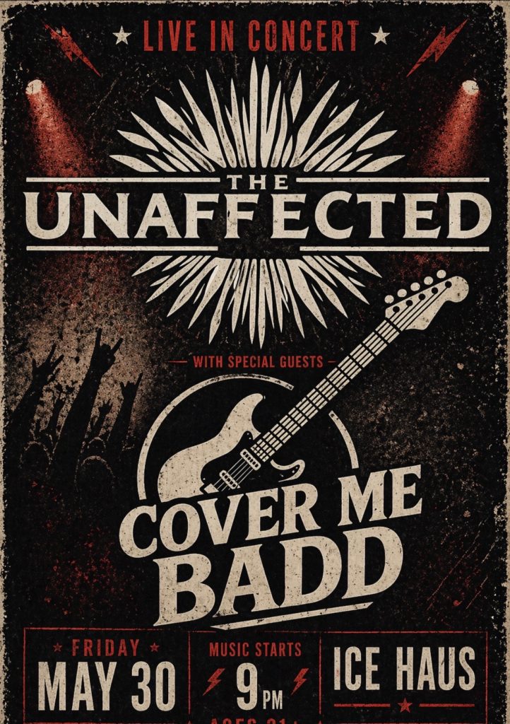 The Unaffected with Cover Me Badd