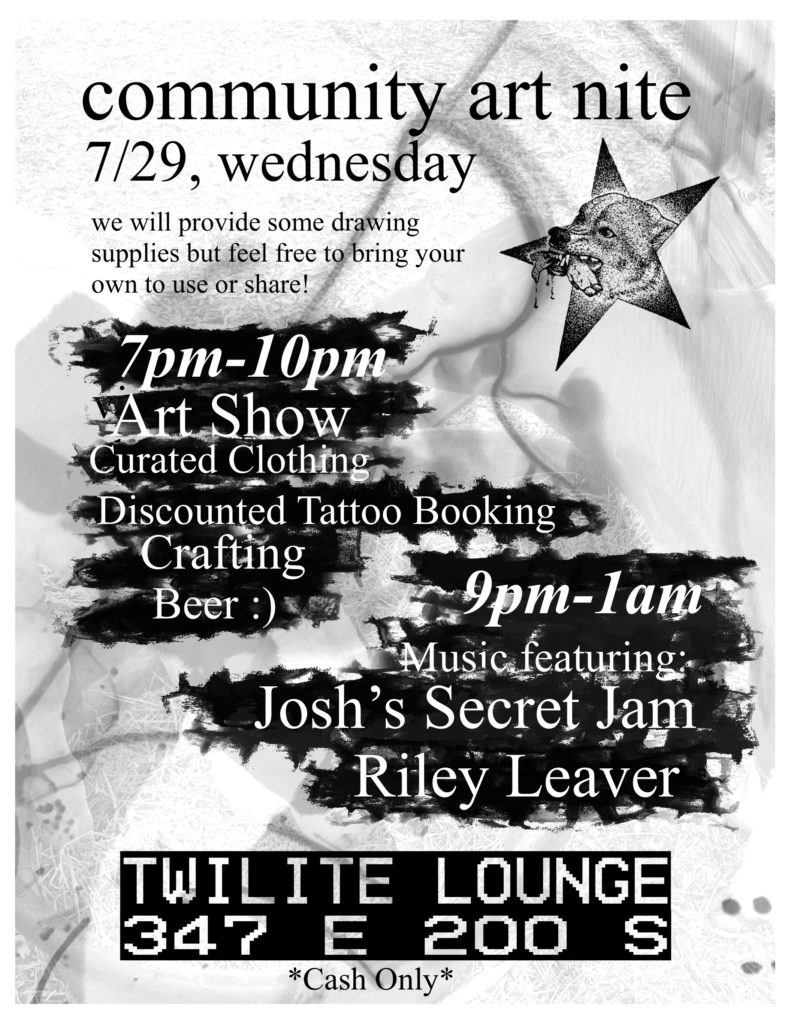 Josh’s secret jam/community art space