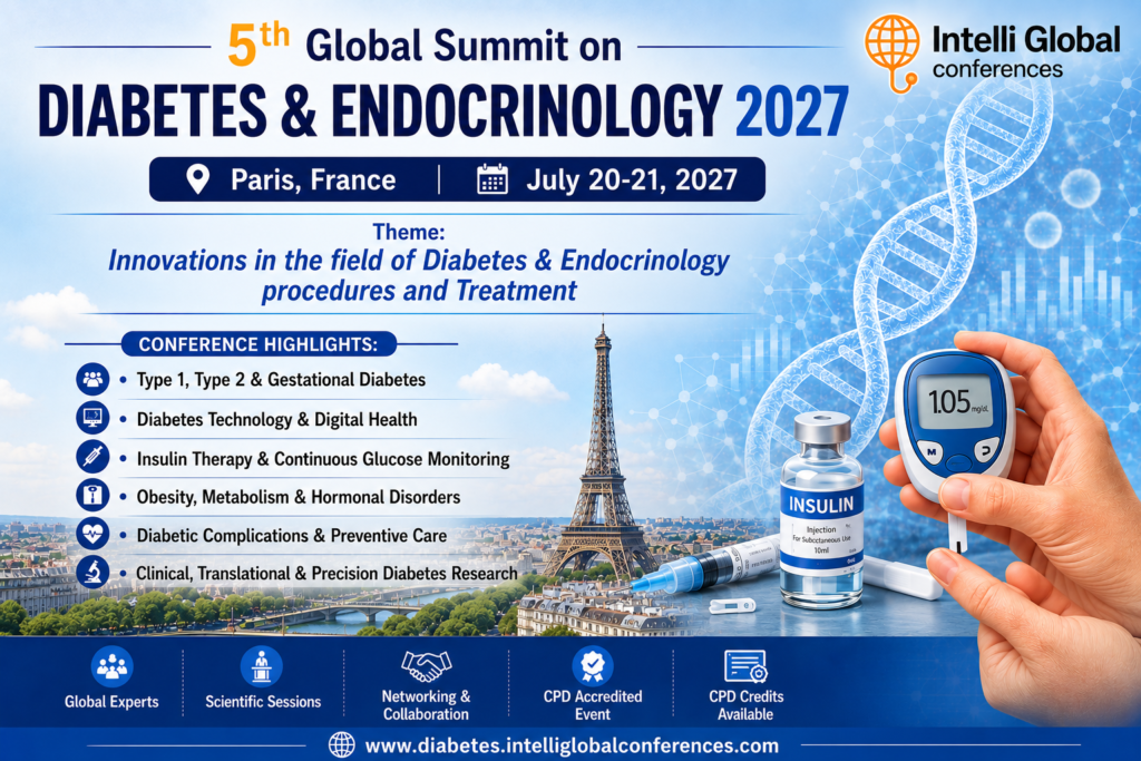 5th Global Summit on Diabetes and Endocrinology