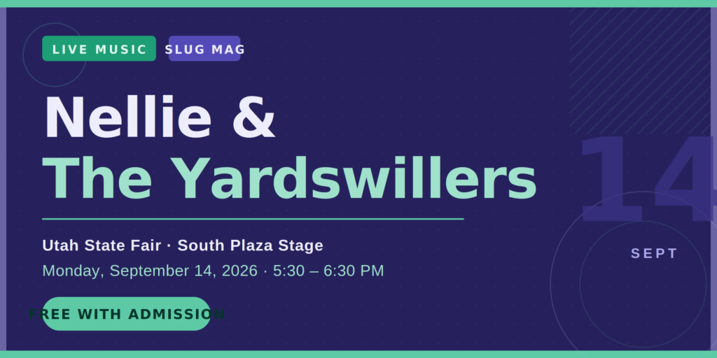 Press Release: Nellie & The Yardswillers at the 2026 Utah State Fair — Sept. 14, South Plaza Stage