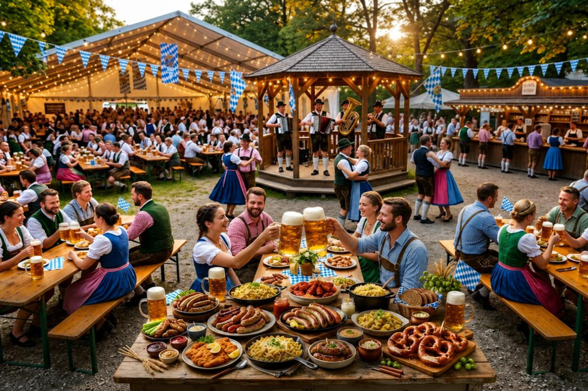 Oktoberfest Biergarten Feast