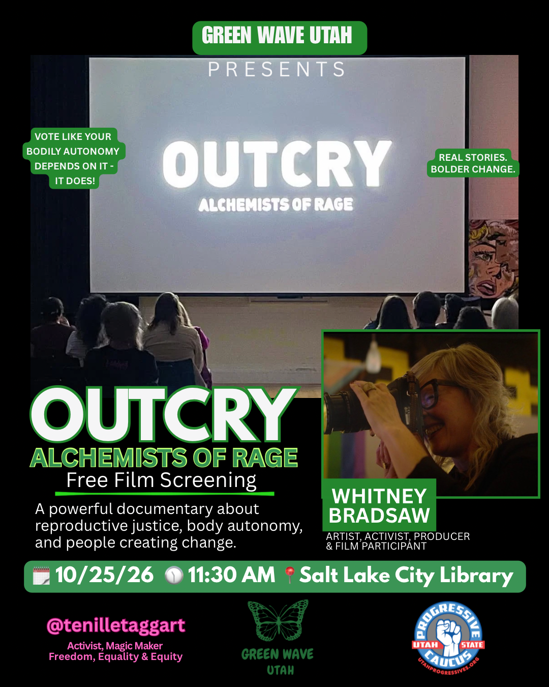FREE Screening – “OUTCRY: Alchemist of Rage”