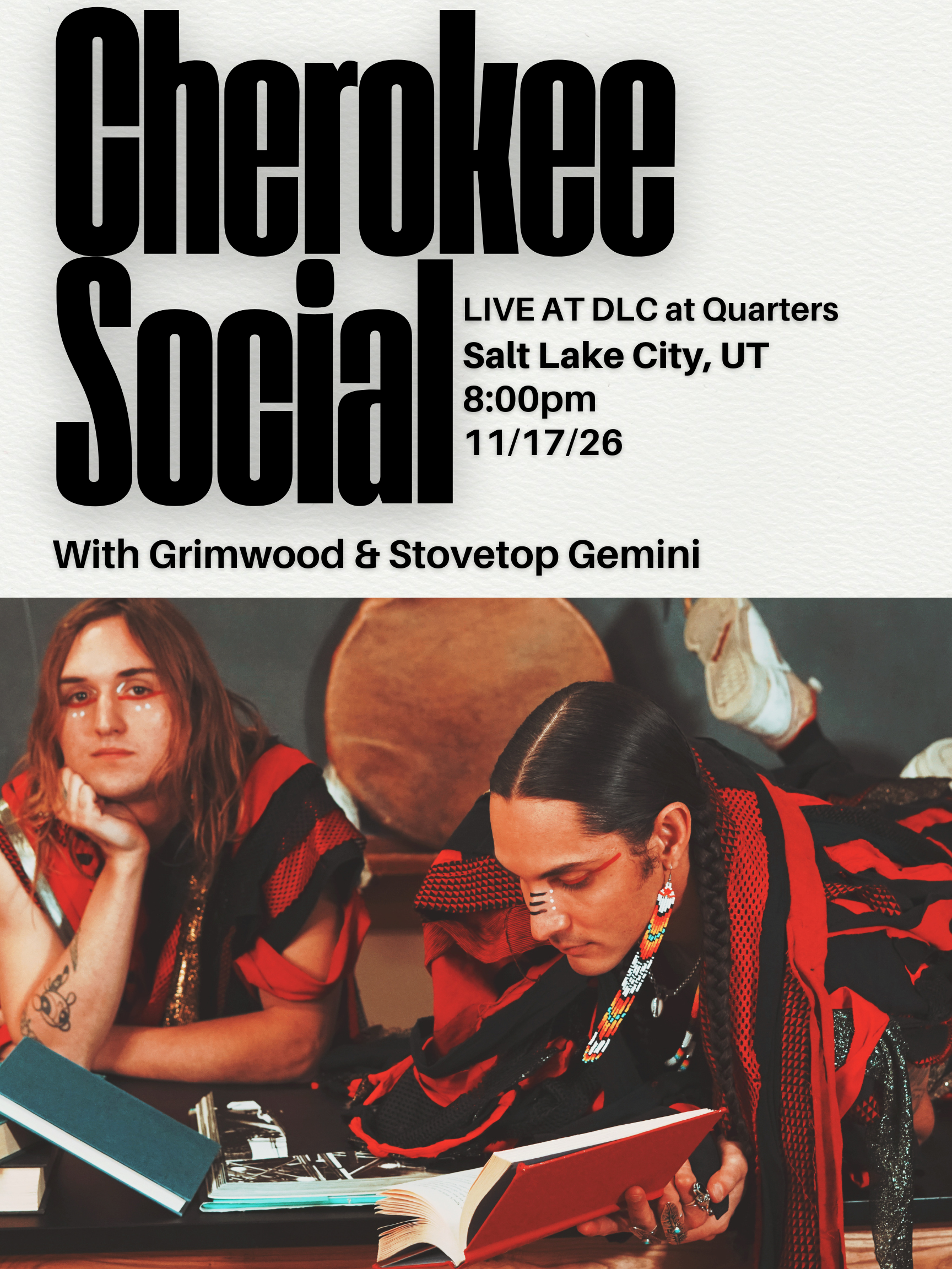 Cherokee Social w/ Grimwood & Stovetop Gemini